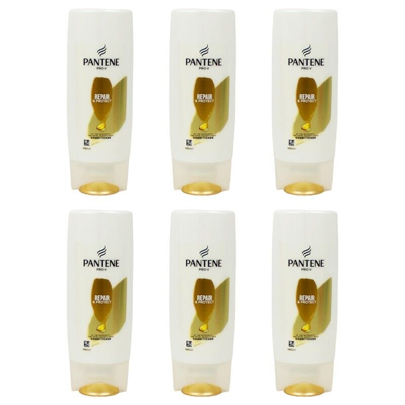 6pz PANTENE Pro-V Rigenera & Protegge CONDITIONER capelli sfibrati travel 90ml