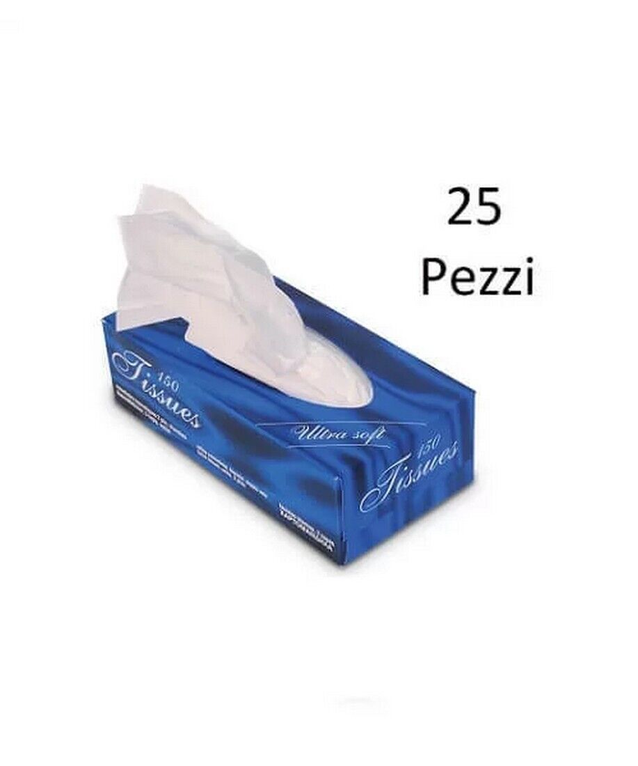Veline cosmetiche bianche doppio velo 150 pz 00319