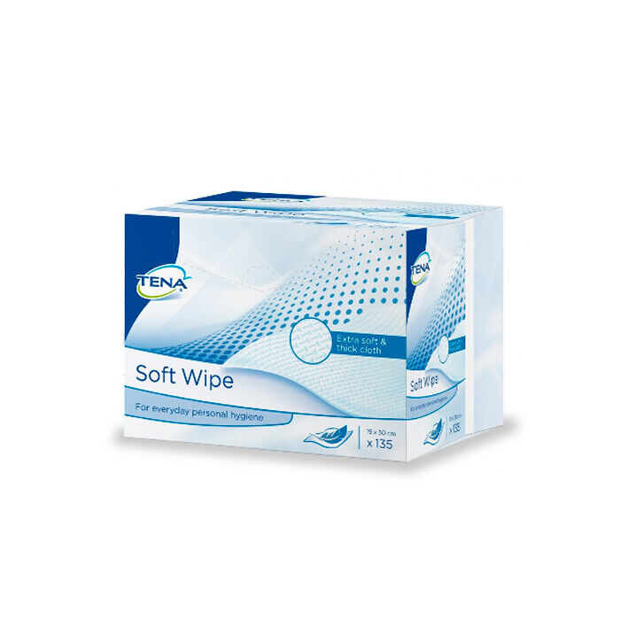 Tena Soft Wipe 19cmx30cm 135u