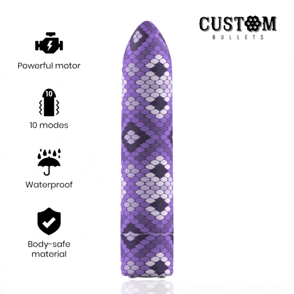 Proiettile Vibrante Ricaricabile Custom Bullets 10V