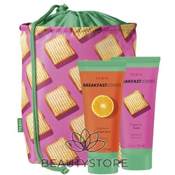 PUPA COFANETTO BREAKFAST ORANGE TOAST LATTE DOCCIA