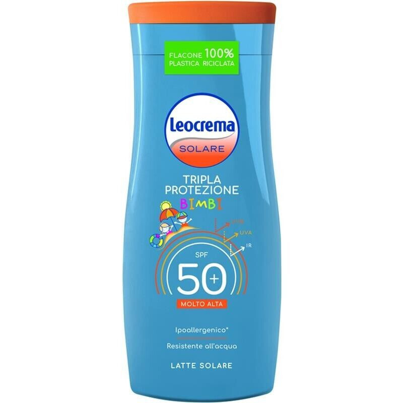 LEOCREMA SOLARE BIMBI LATTE RESISTENTE ALL'ACQUA TRIPLA PROTEZIONE SPF50+ 200 ML