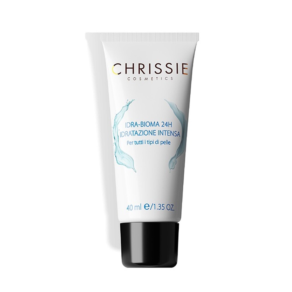 Chrissie Idra-Bioma 24h Crema Viso Idratazione Intensa, 40ml