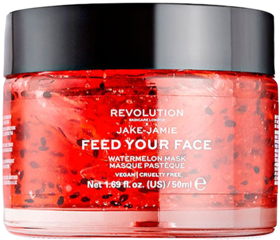 3X maschera viso idratante Revolution Feed your face x Jake-Jamie Anguria 50 ml