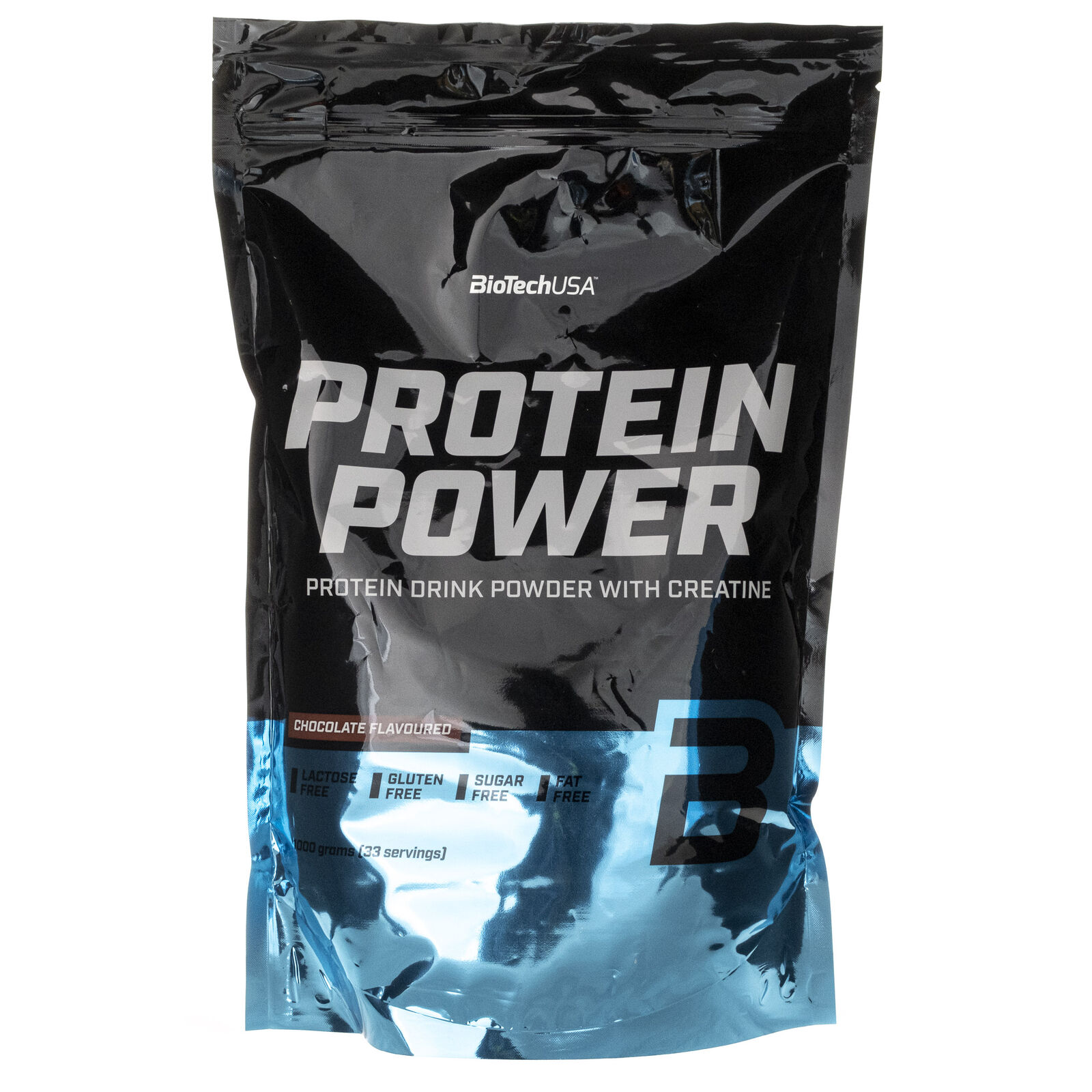 BioTech USA Proteine Power al cioccolato, 1000 g