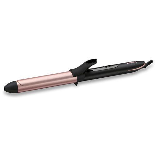 924644 Arricciacapelli Babyliss C451E QUARTZ CERAMIC Curling Tong Rose e Blac