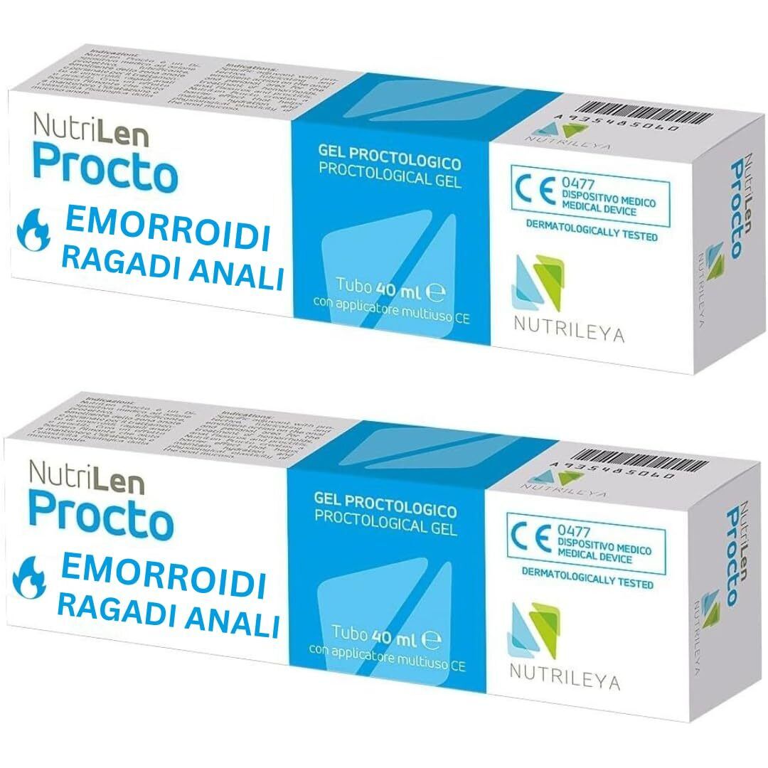 NutriLen Procto, 80ml - Crema Naturale per Emorroidi, Ragadi Anali, (s1g)