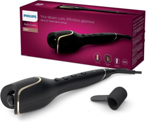 Philips Ferro arricciacapelli automatico StyleCare Prestige con Nero