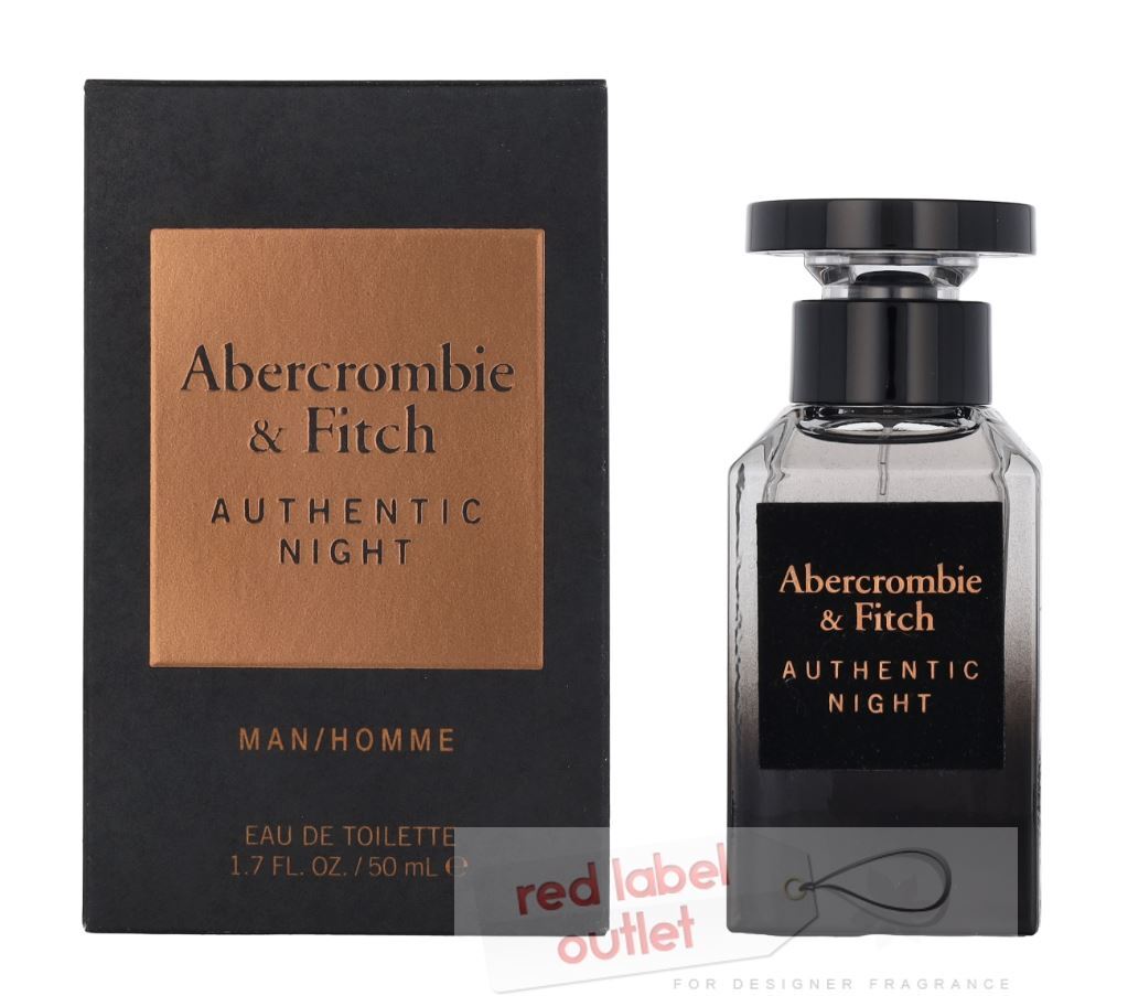 Abercrombie & Fitch Authentic Night Men Eau de Toilette Spray 50ml