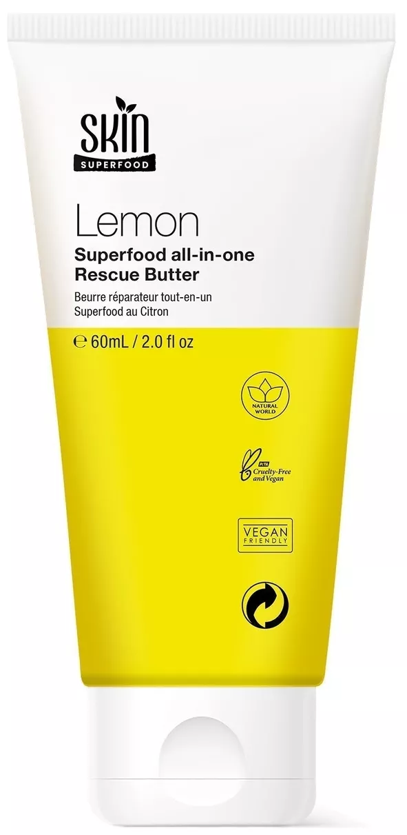 59ml Skin SuperFood Limone All-in-One Salvataggio Corpo Burro pelle Secca 9z