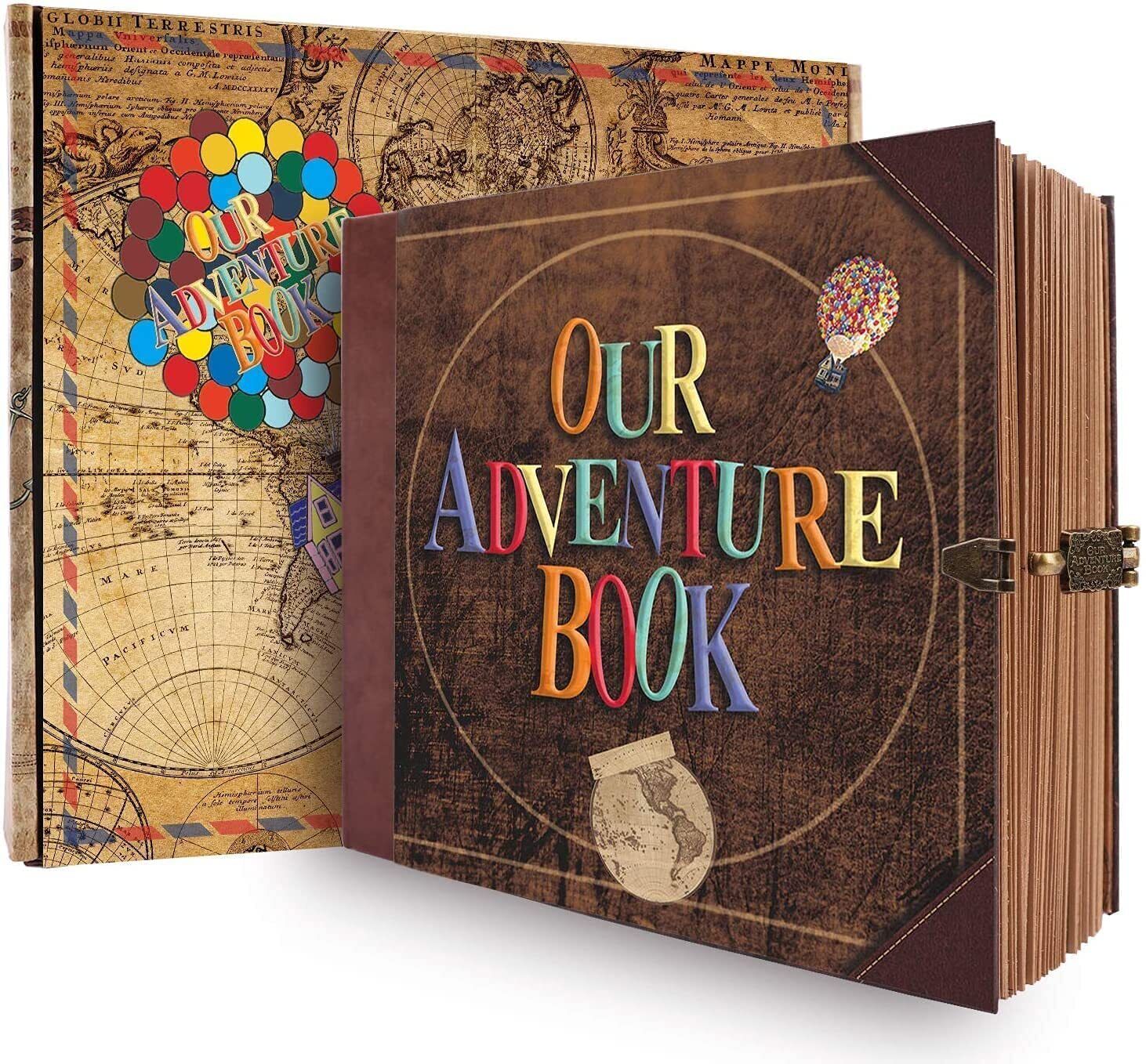 Our Adventure Book 146 Pagine Album fotograficoStile Retrò Scrapbooking Album...