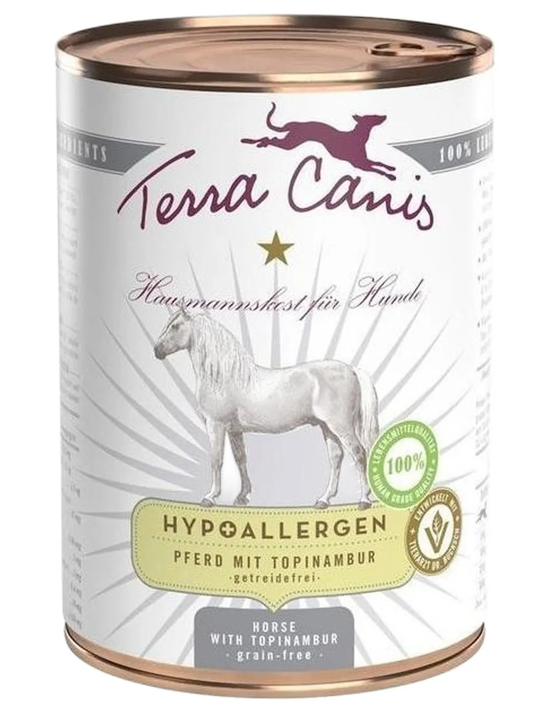 Terra canis ipoallergenico cavallo con topinambur 400 gr