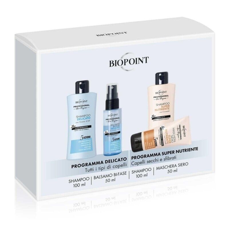 Biopoint Kit Hair Minisize Programma Delicato + Programma Super Nutriente