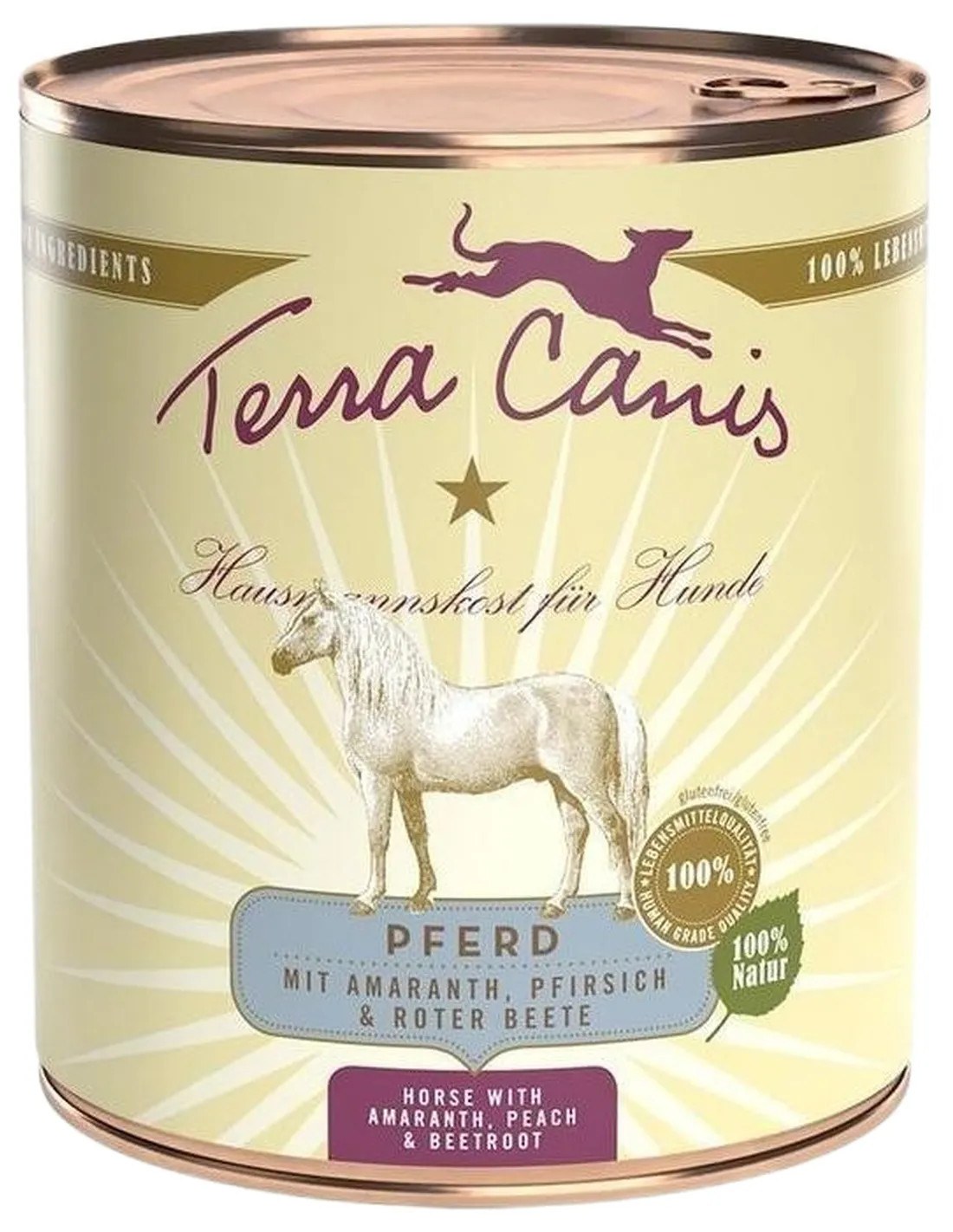Terra canis classic cavallo con amaranto, pesca e barbabietola 800 gr