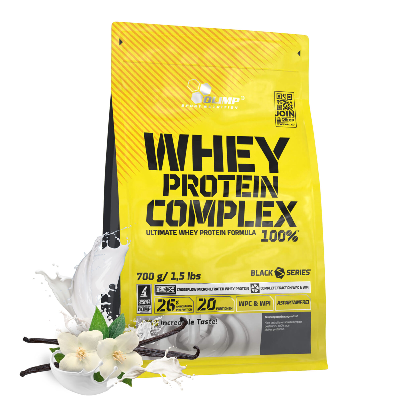 Olimp Whey Protein Complex 100% (vaniglia), 700 g