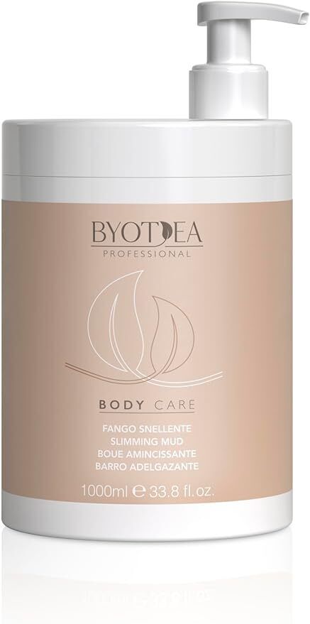 Byotea Fango Snellente 1000ml | Anti-Cellulite con Caffeina e Argilla Verde