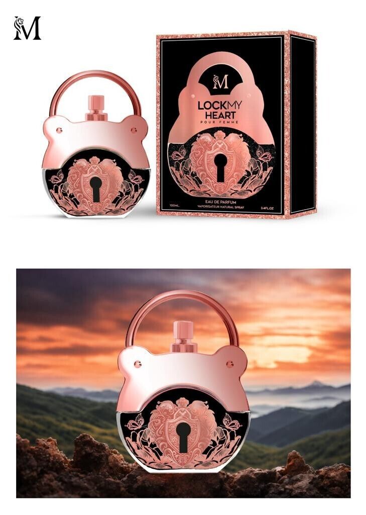 Montage Profumo LOCK MY HEART pour Femme Eau De Parfum 100ml