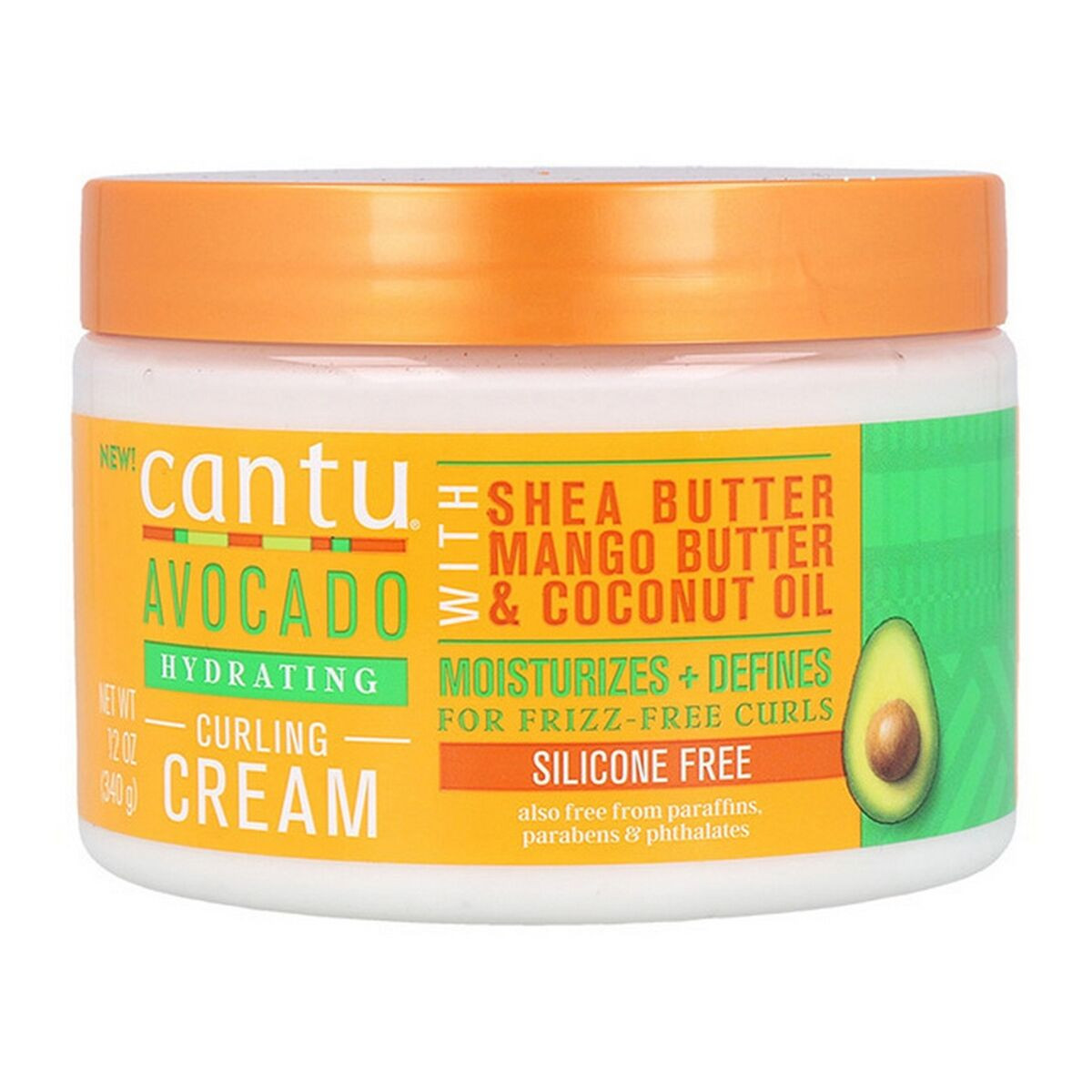 Crema Idratante per Capelli Ricci Cantu 07990-12/3UK [340 g]