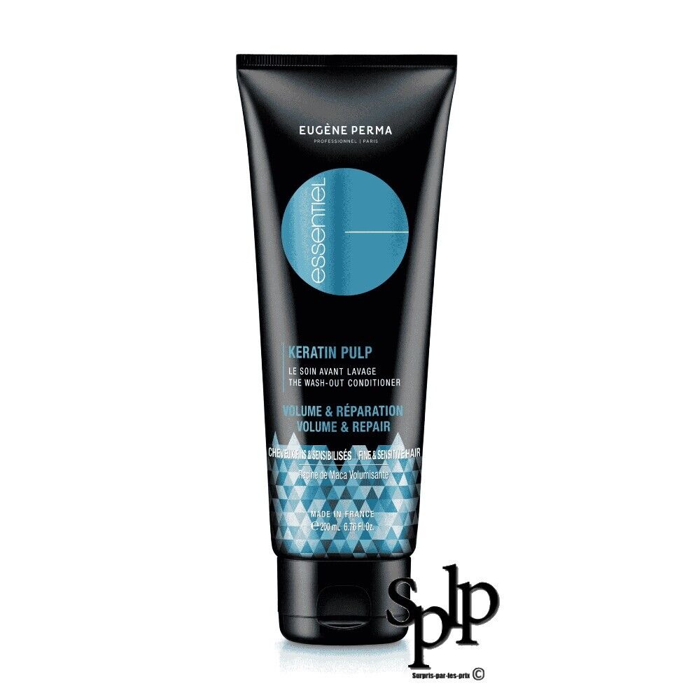 EUGENE PERMA Cheratina Pulp Volume & Riparazione Cura Anteriore Capelli 200 ML