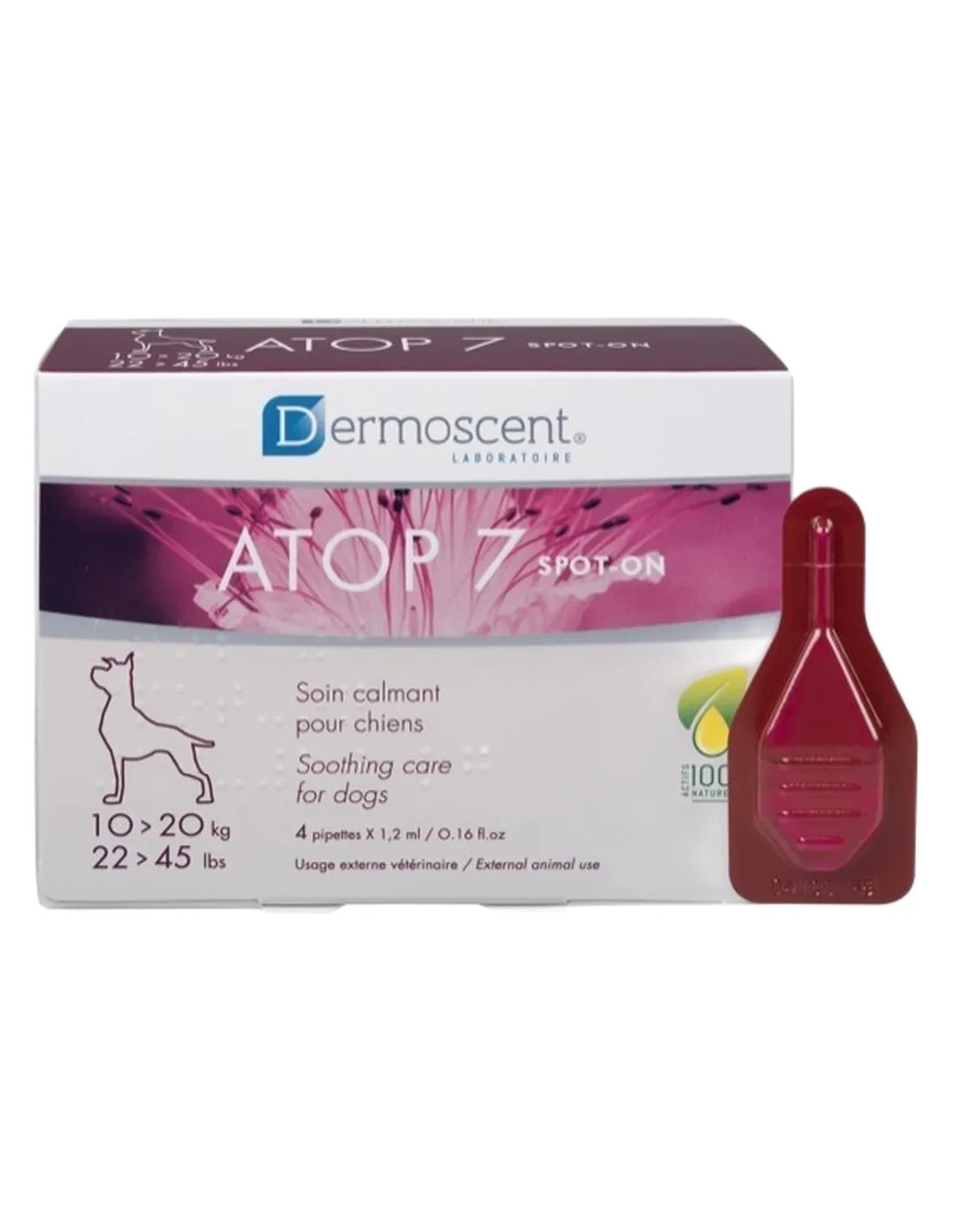 Dermoscent atop 7 spot-on 10-20 kg 4 pipette