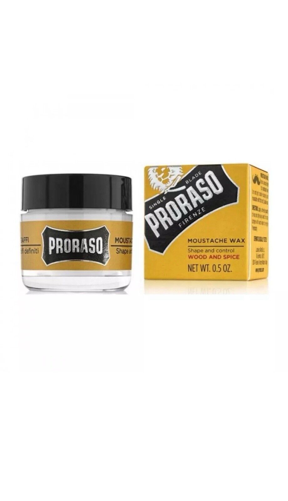 Proraso Cera Modellante Baffi Cera Nutriente Protettiva Burro Di Karite' 15ml