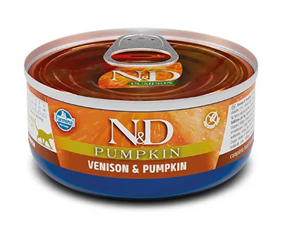 N&D Wet Cat Pumpkin Cervo 70 Gr