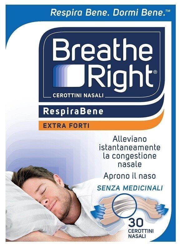 Breathe Right Extra Cerotti Nasali Extra Forte, 30 cerotti
