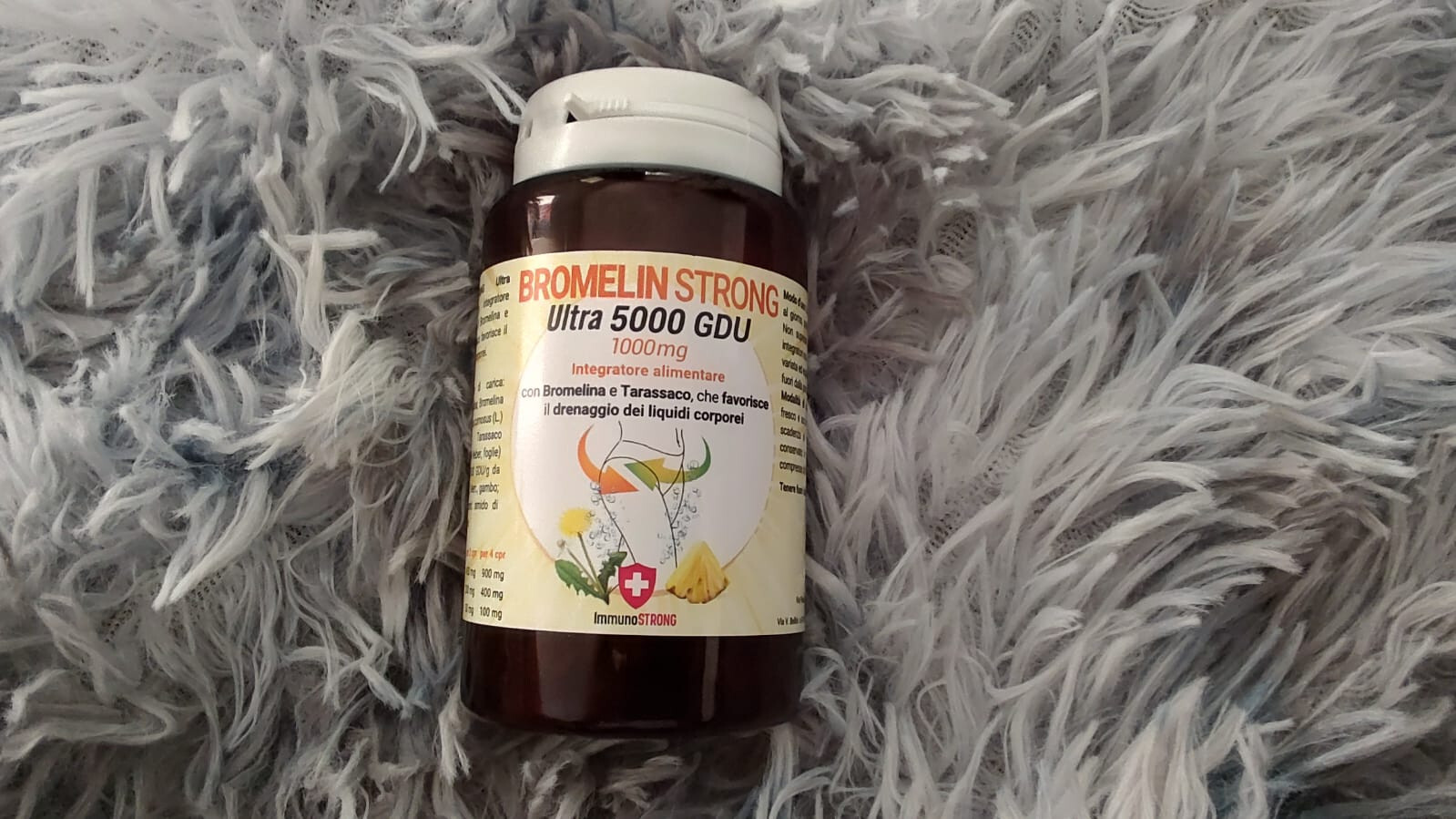 Bromelina Forte Drenante 5000 Gdu Tarassaco 120 COMPRESSE 1000 Mg