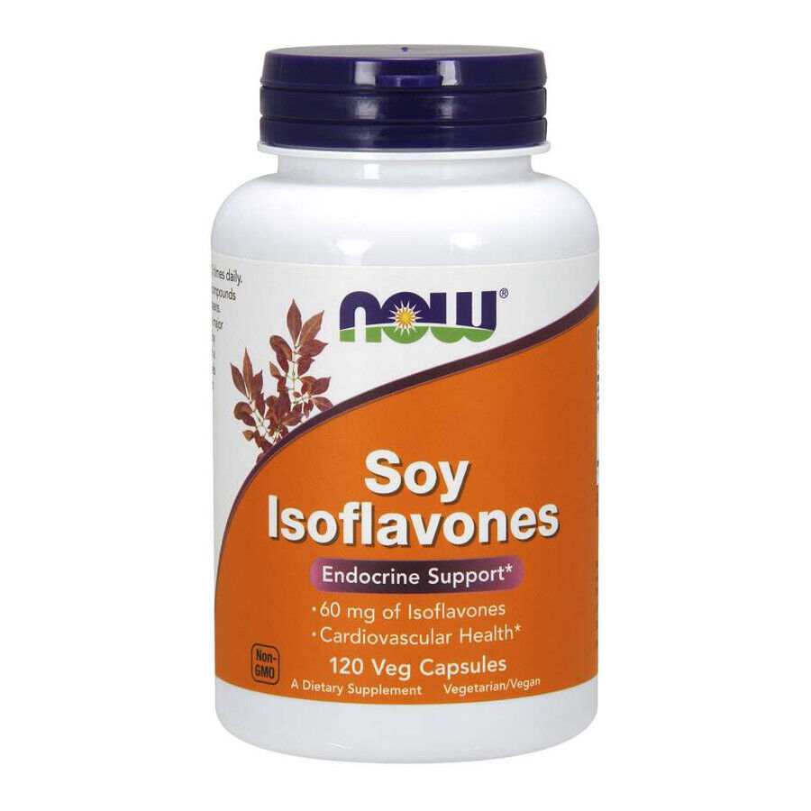 NOW FOODS - Soy Isoflavones, 60mg - 120 vcaps NOW3288