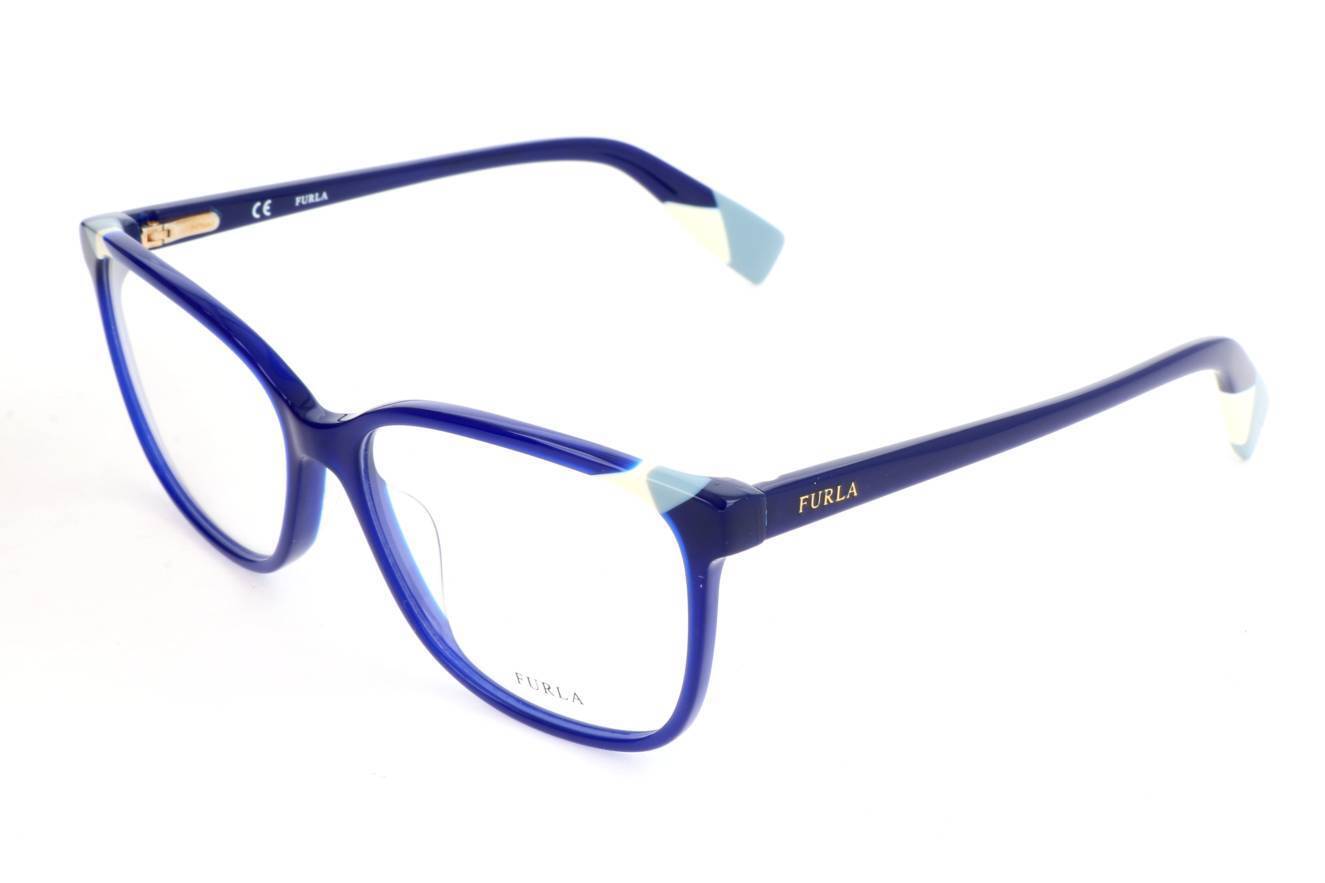 Occhiali da Vista Furla VFU250 03GR BLU OPALINO LUCIDO 54/15/ Donna