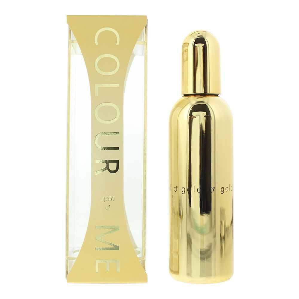 Milton Lloyd Colour Me Homme Gold EDP 90ml Spray For Men Brand NEW Him Brand NEW