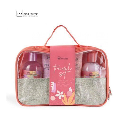 Cofanetto bagno viaggio donna Idc Institute Travel Set Bag 4 Pezzi
