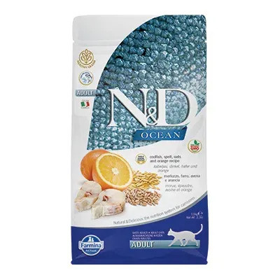 N&D Ocean Gatto Low Grain Merluzzo 300gr