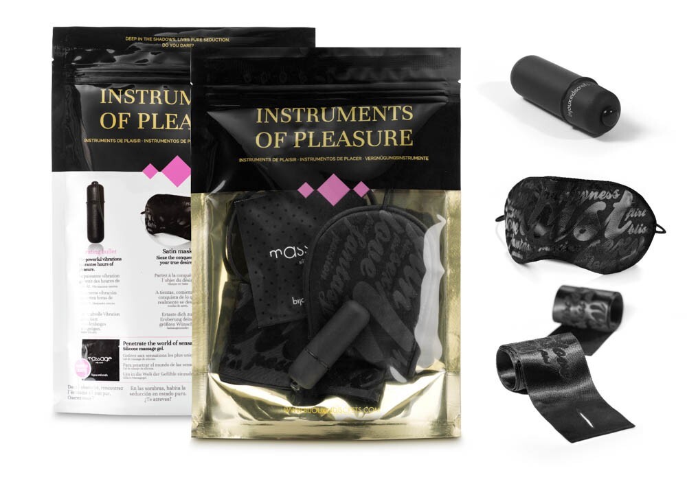 KIT SESSUALE CON BULLET VIBRANTE MASCHERA SEXY LUBRIFICANTE ACCESSORI EROTICI