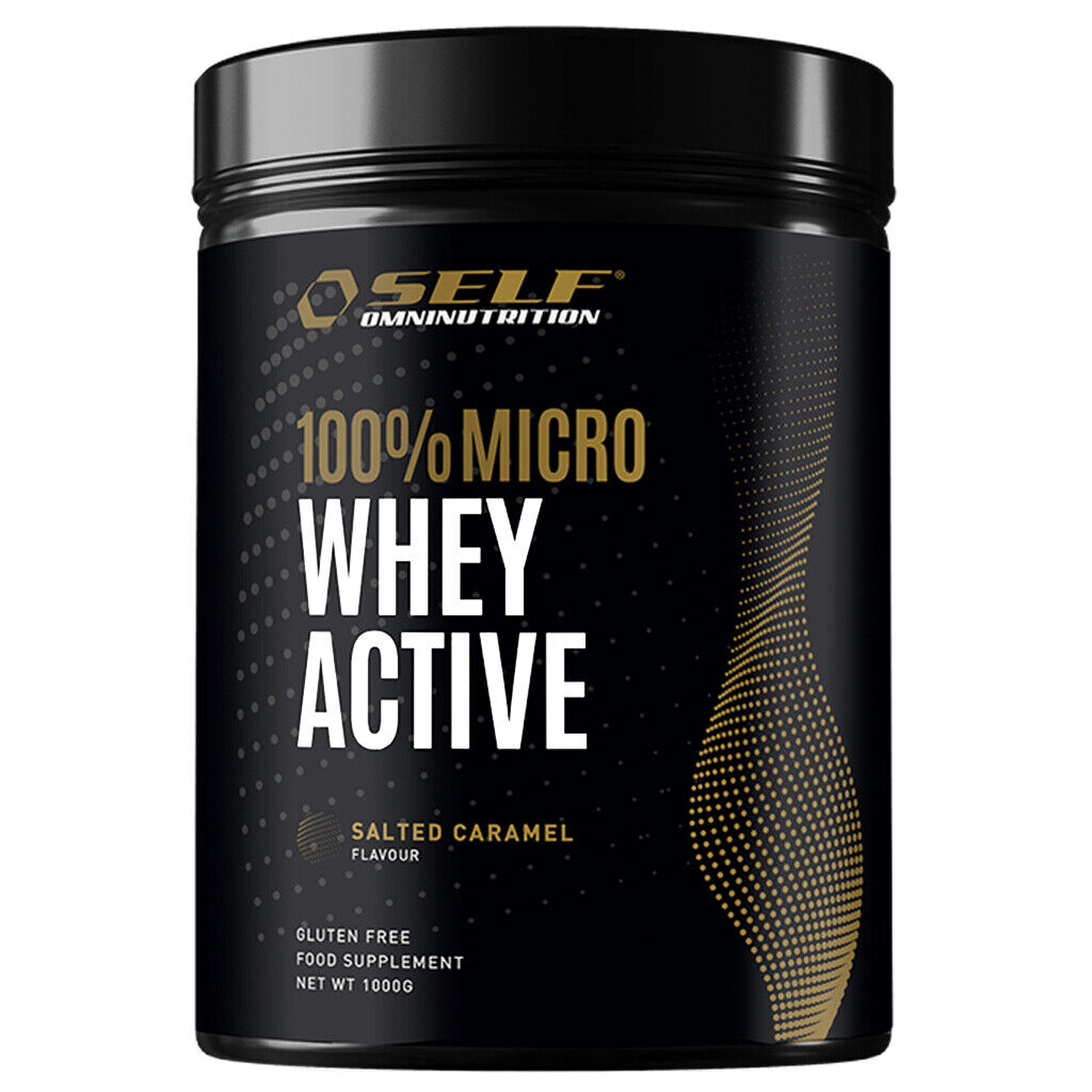 SELF OMNINUTRITION 100% MICRO WHEY ACTIVE 1 KG Caramello Salato