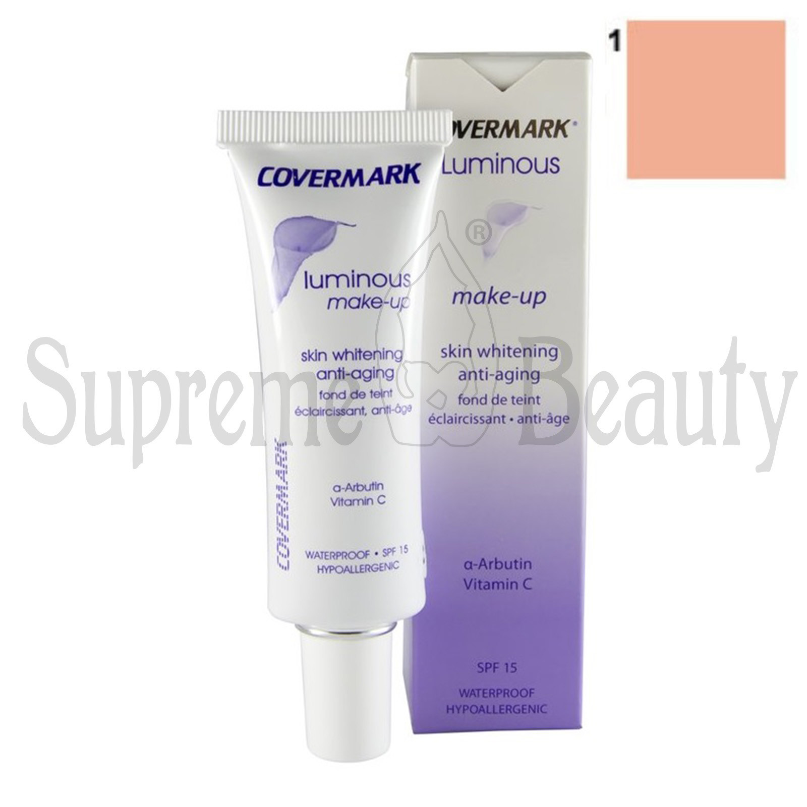 COVERMARK LUMINOUS MAKE UP FONDOTINTA CAMOUFLAGE VISO ANTI ETA' COLORE 1 30 ML