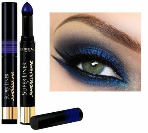 L Oreal Super Liner Smokissime Penna Eyeliner Polvere Opaco 105 Blu Smoke Val
