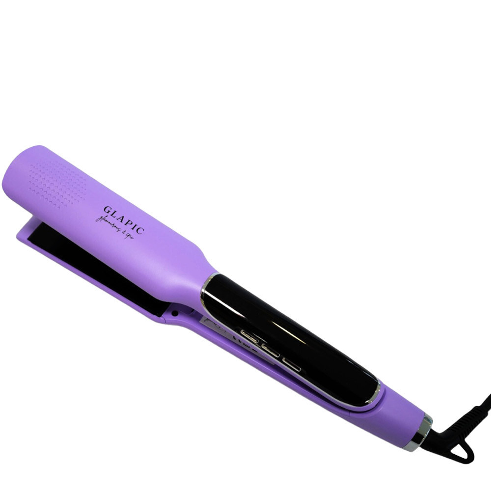 Glapic Lavender Violet Large Hair Straightener - piastra viola pastello