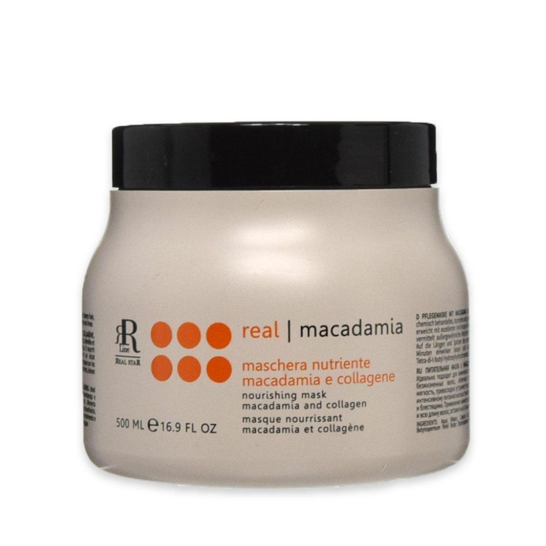 Maschera nutriente macadamia e collagene 500 ml RRline 00446