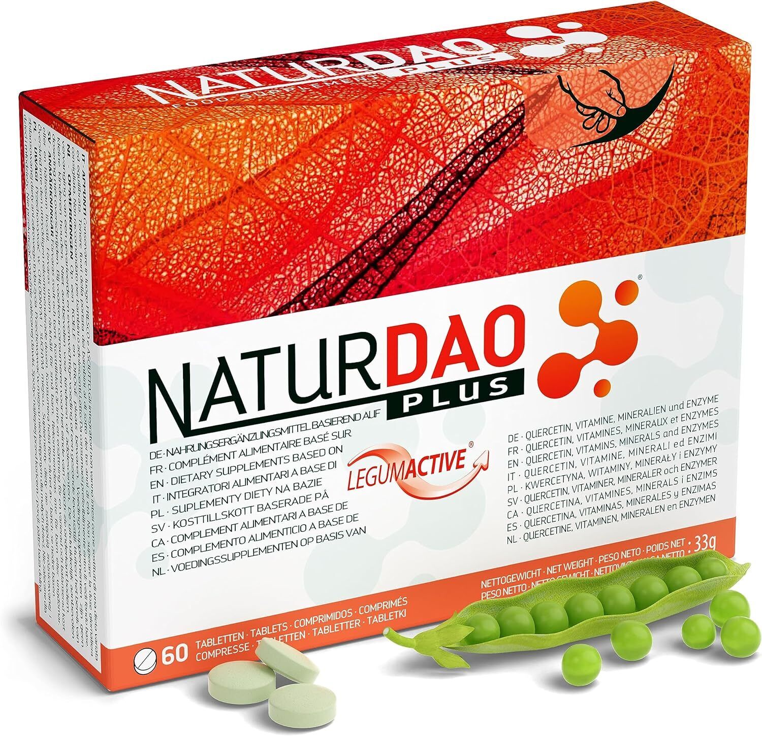 NATURDAO PLUS 1.500.000 HDU Integratore Intolleranza istamina Carenza DAO 60 CPR