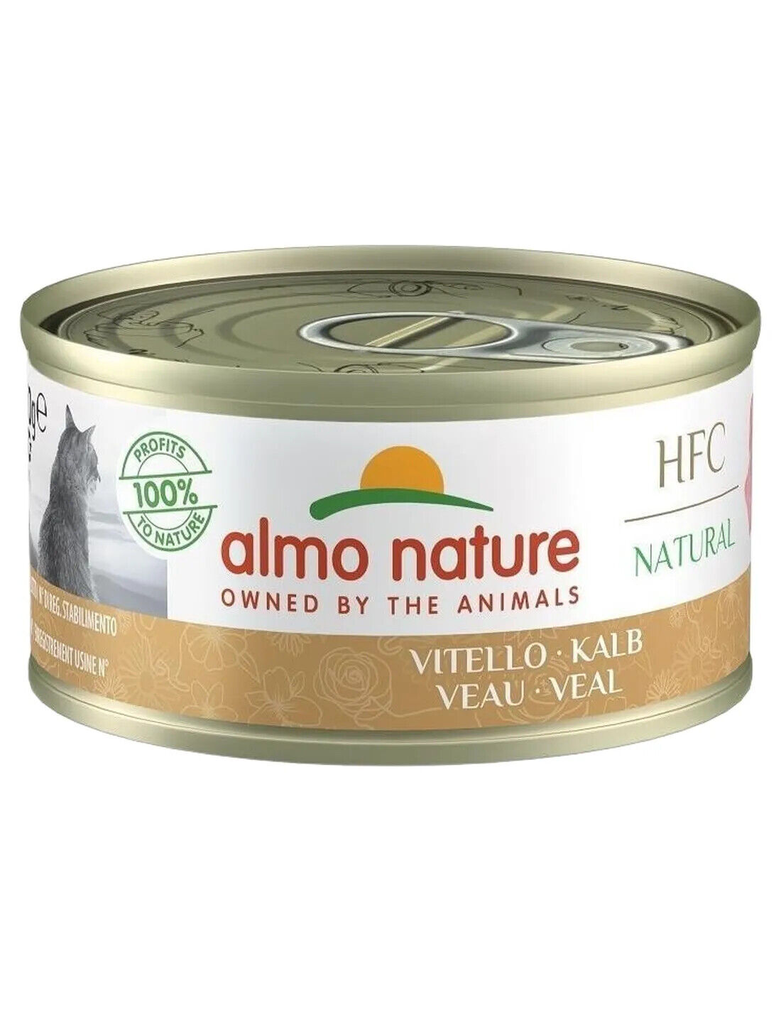 Almo nature hfc natural gatto adult vitello 70 gr