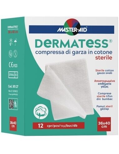 DERMATESS COT GARZA 36X40 12PZ