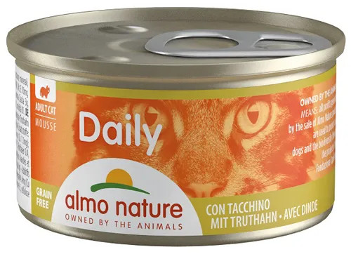 Almo Cat Daily Menu 85 Gr Mousse Tacchino