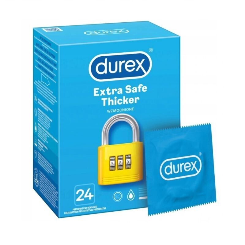 Preservativi rinforzati Durex Extra Safe, 24 pezzi