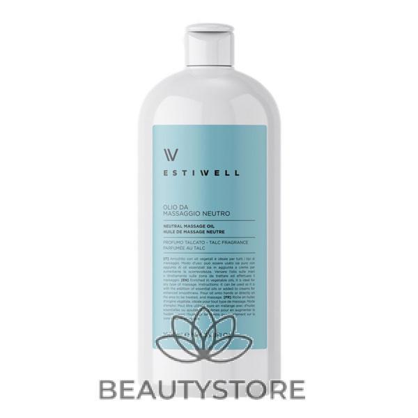 ESTIWELL OLIO MASSAGGIONEUTRO PROFUMO TALCATO 1000 ML