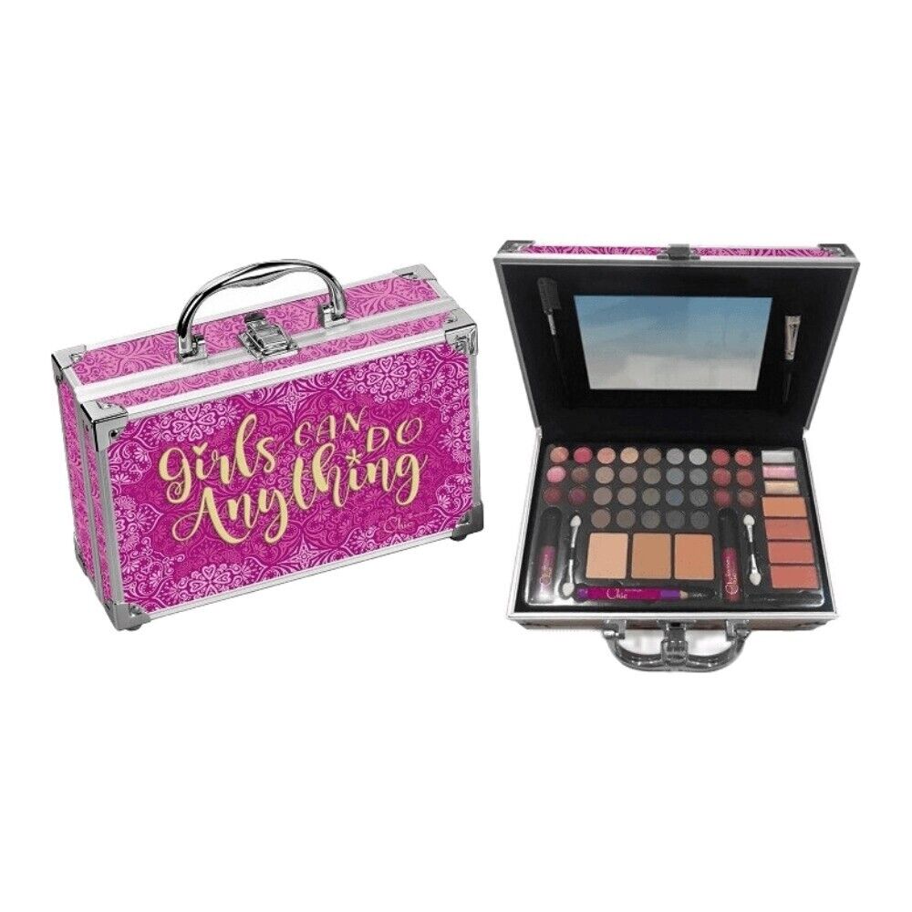 CHIC Girls Can Do Anything trousse Trucchi Completo con Ombretti, Pennelli