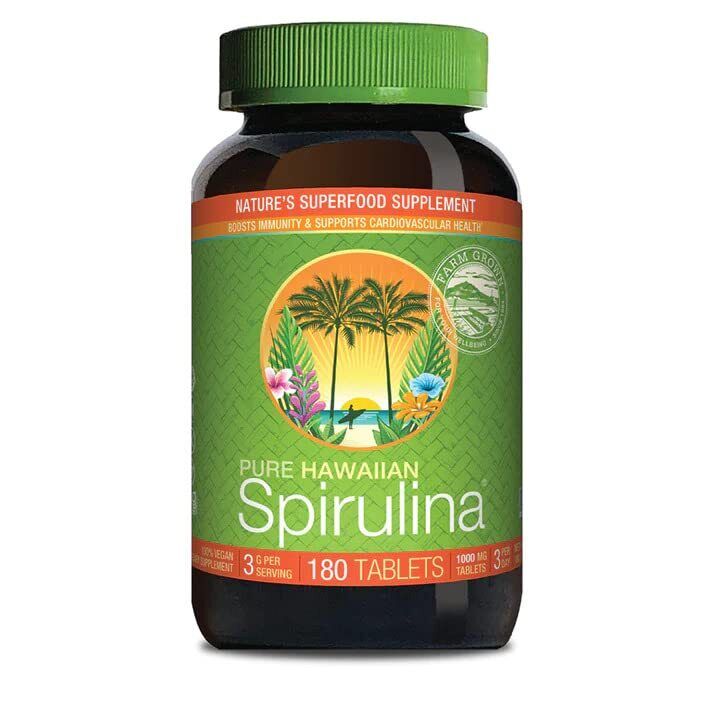 Nutrex Hawaii, Pure Hawaiian Spirulina, 1.000 mg, 180 Compresse Vegane,...