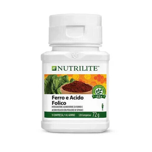Ferro acido folico Plus Nutrilite  CONFEZIONE DA 120 CAPSULE - SOTTOCOSTO