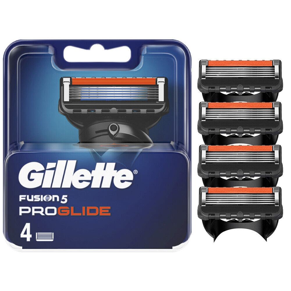 Gillette Fusion 5 Proglide Lamette Da Barba Confezione Da 4 Ricambi Con 5 Lame