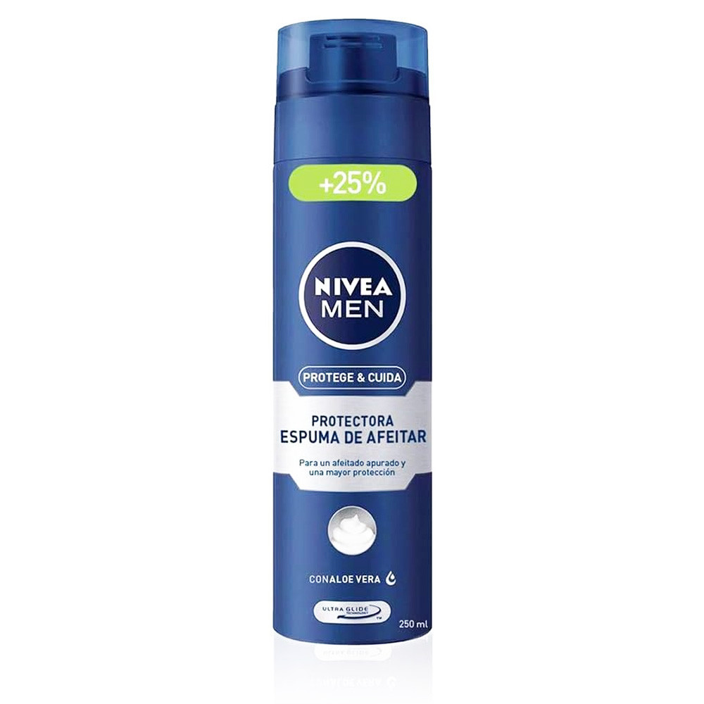 Nivea Men Protect E Care Schiuma Da Barba Con Aloe Vera 250Ml